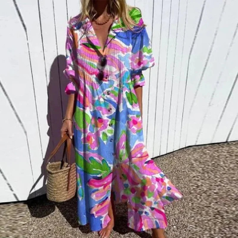 Héryne – Robe fluide au style bohème et romantique