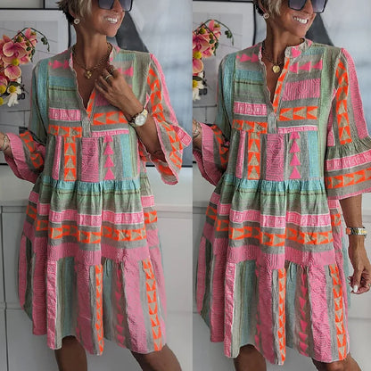 Soline – Élégante robe fluide pour le printemps
