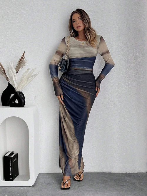 Ernestine – Élégante robe longue et fluide