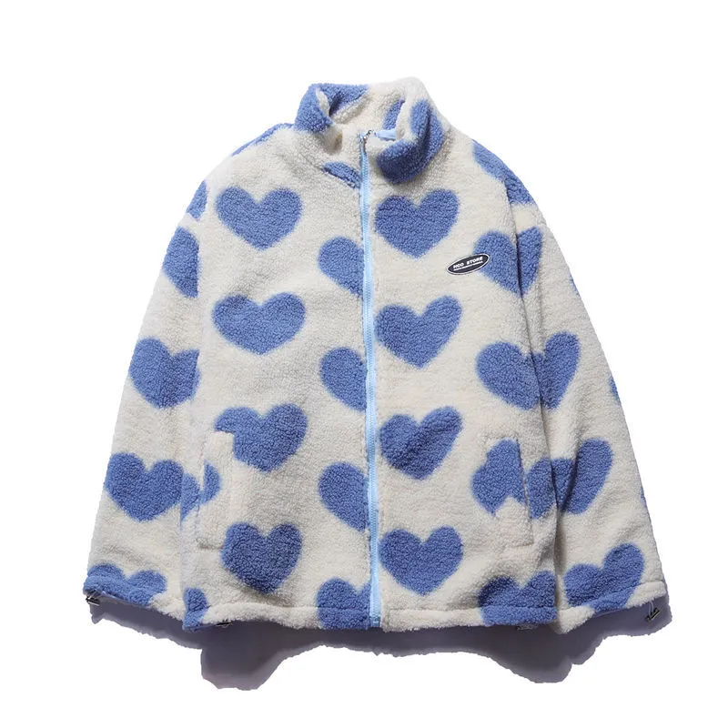 Laetitia - Veste réversible avec accents en forme de cœur