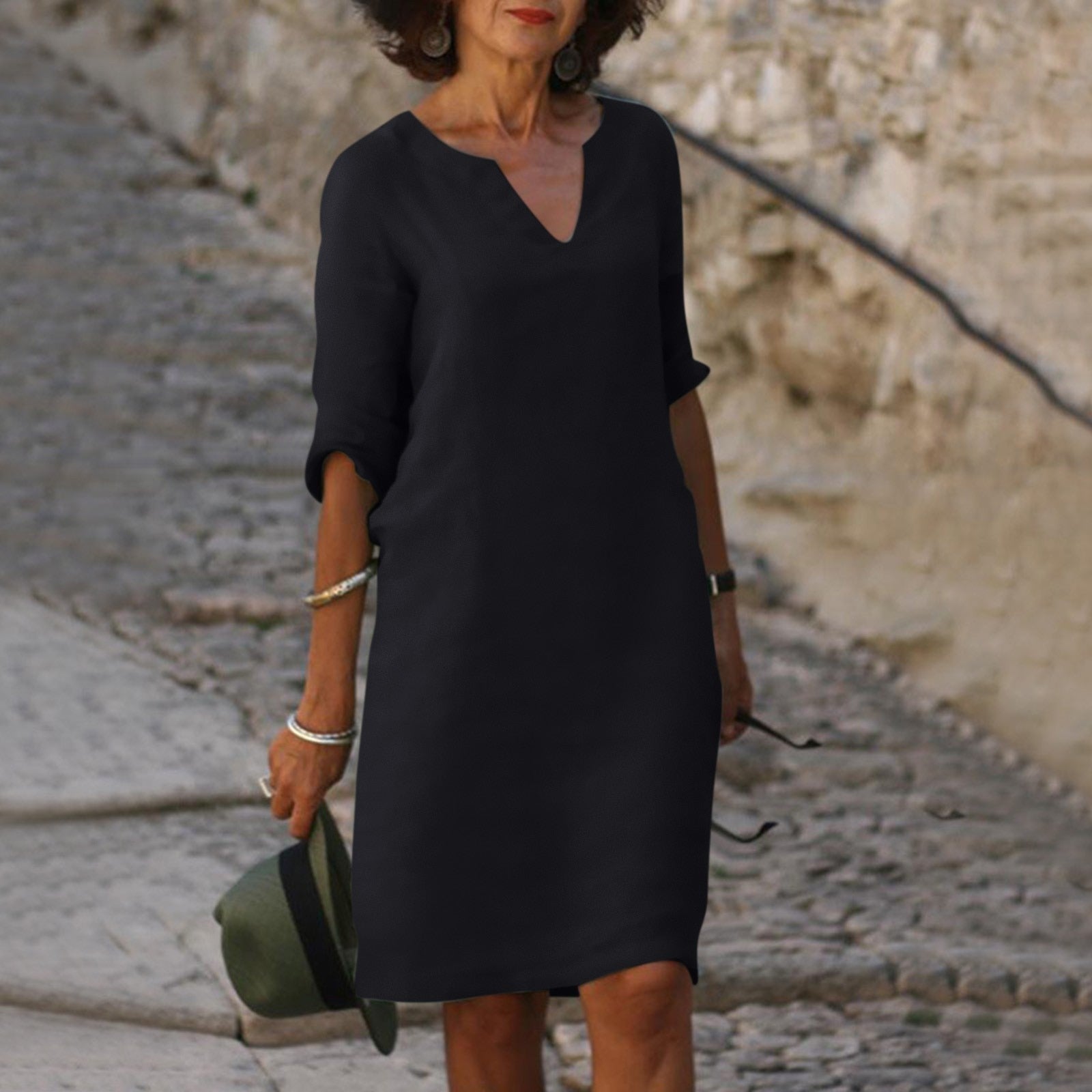 Agnès – Élégante Robe Fluide