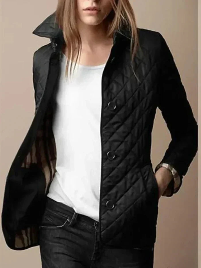 Zina - Veste en soie et coton à coupe élégante
