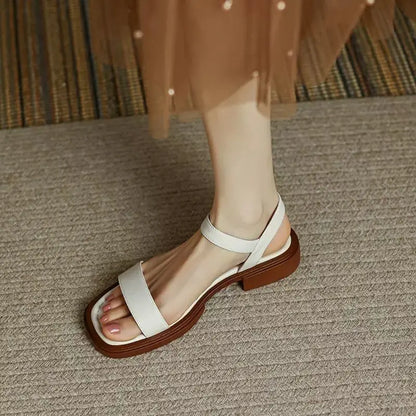 Honorine – Sandales Chic avec Semelle en Cuir