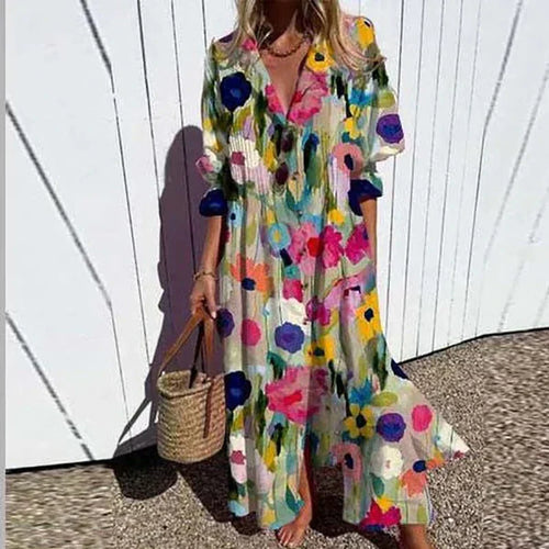Héryne – Robe fluide au style bohème et romantique