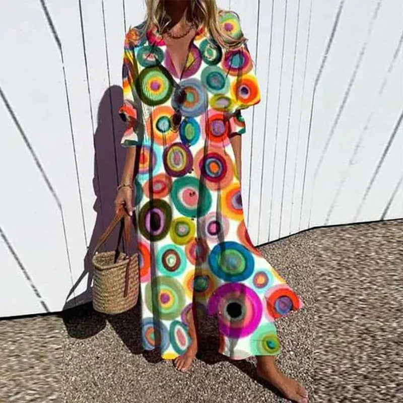 Héryne – Robe fluide au style bohème et romantique