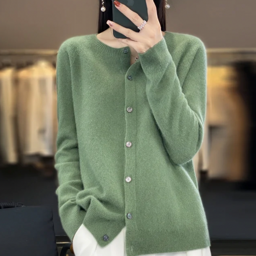 Sofia - Cardigan en laine artisanal et chaleureux