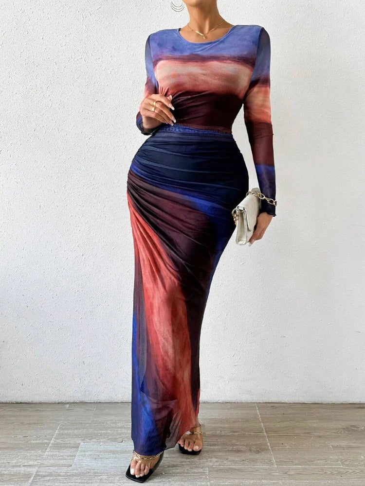 Ernestine – Élégante robe longue et fluide