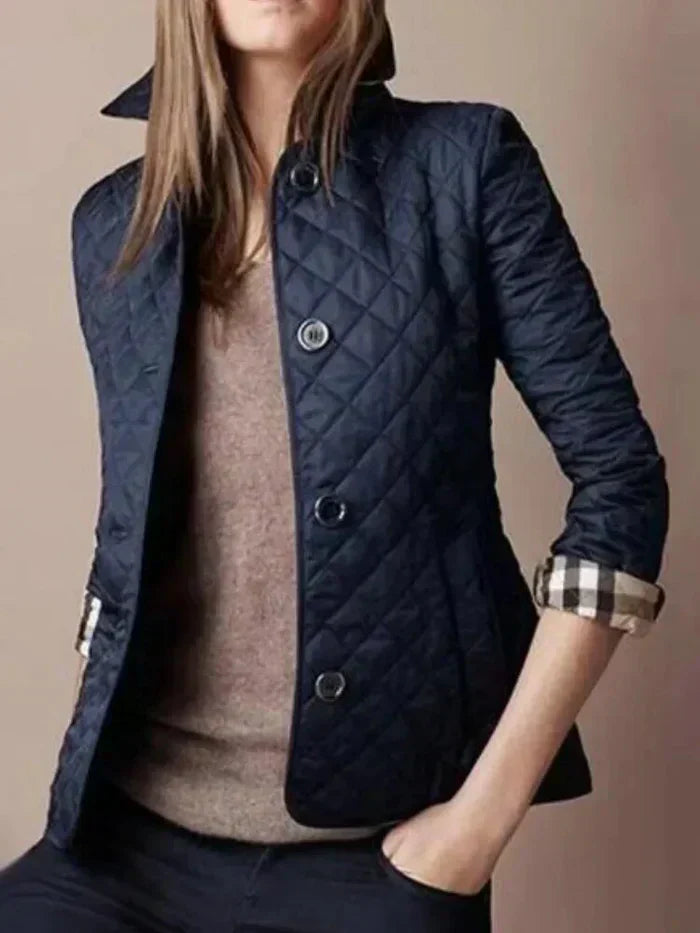 Zina - Veste en soie et coton à coupe élégante
