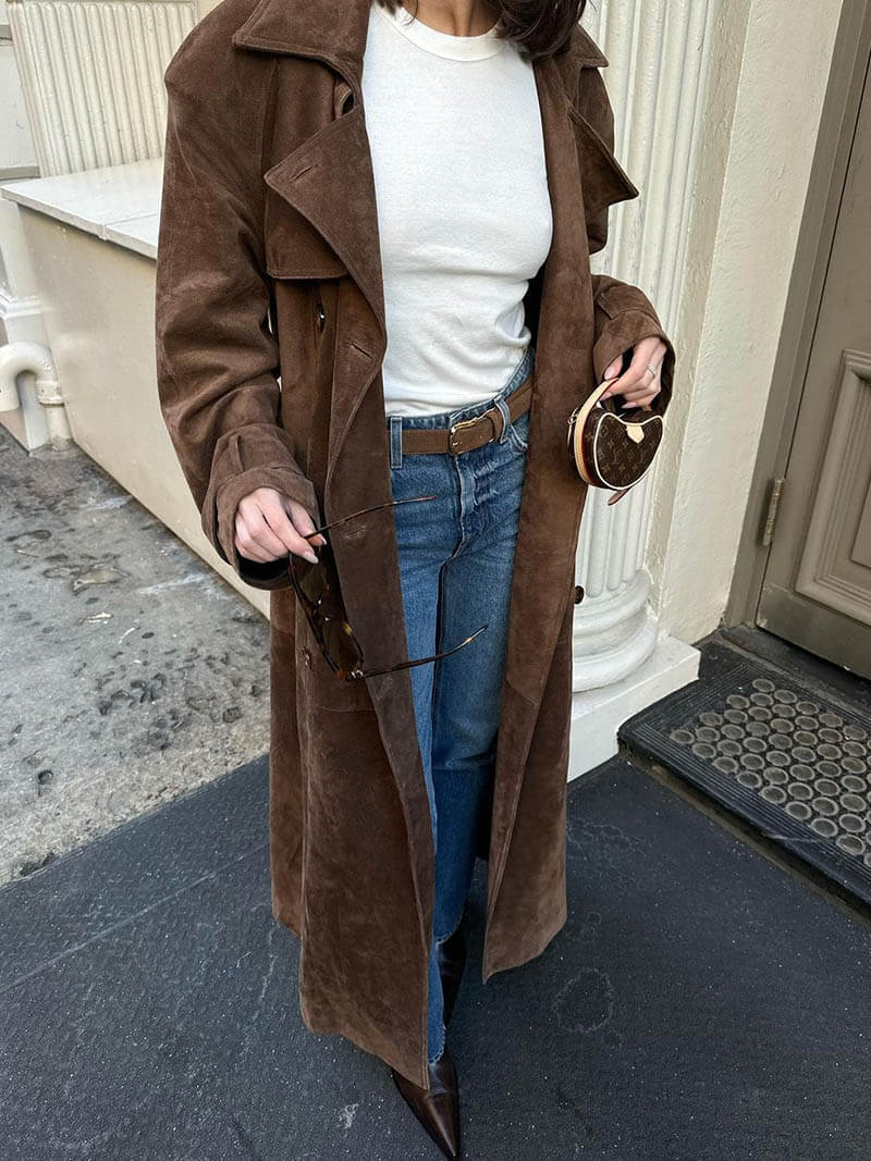 Agathe - Veste élégante en simili cuir pour une allure confiante