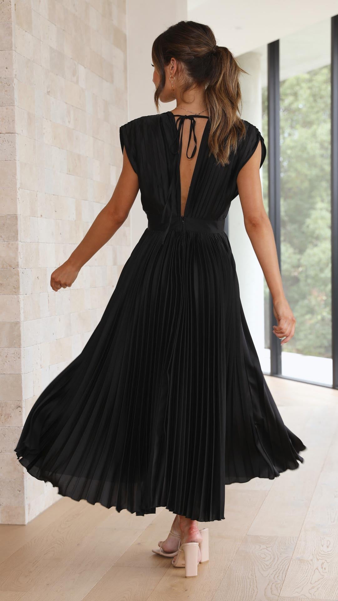 Javotte – Élégante robe longue fluide