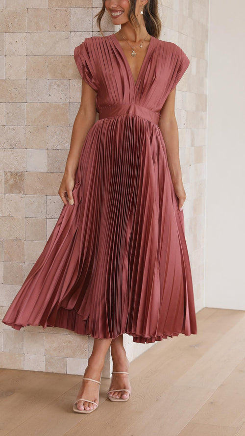 Javotte – Élégante robe longue fluide