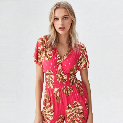 Mathilde – Légère et Confortable Combishort Floral