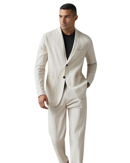 Ézéchiel – Ensemble élégant en lin pour homme