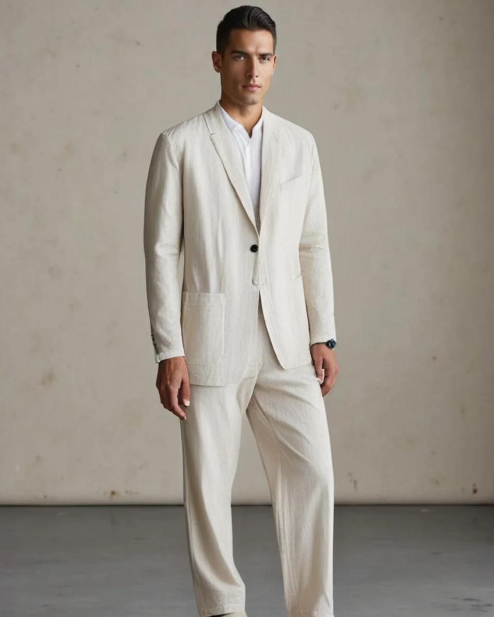 Ézéchiel – Ensemble élégant en lin pour homme