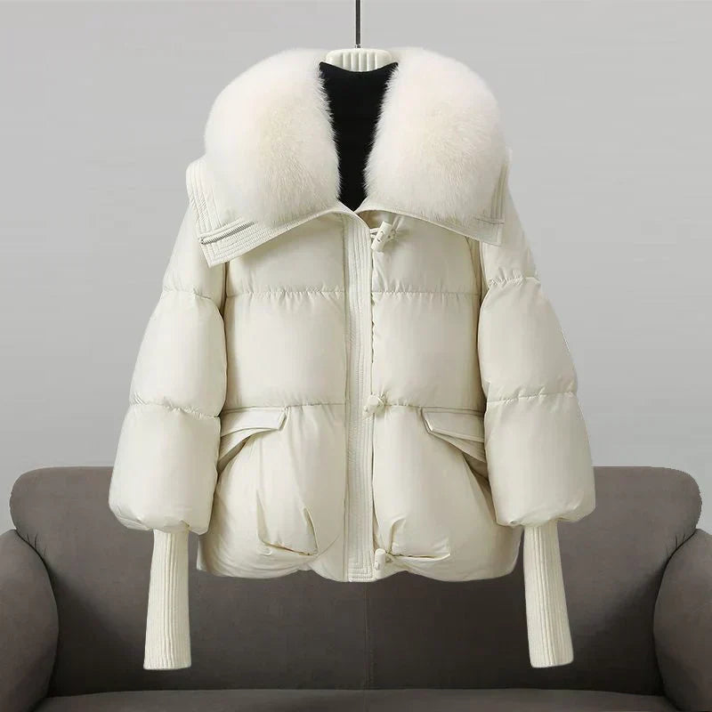 Cerise - Veste Chic en Fausse Fourrure