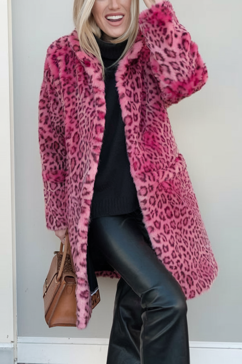 Harmonie - Manteau Léopard Imprimé
