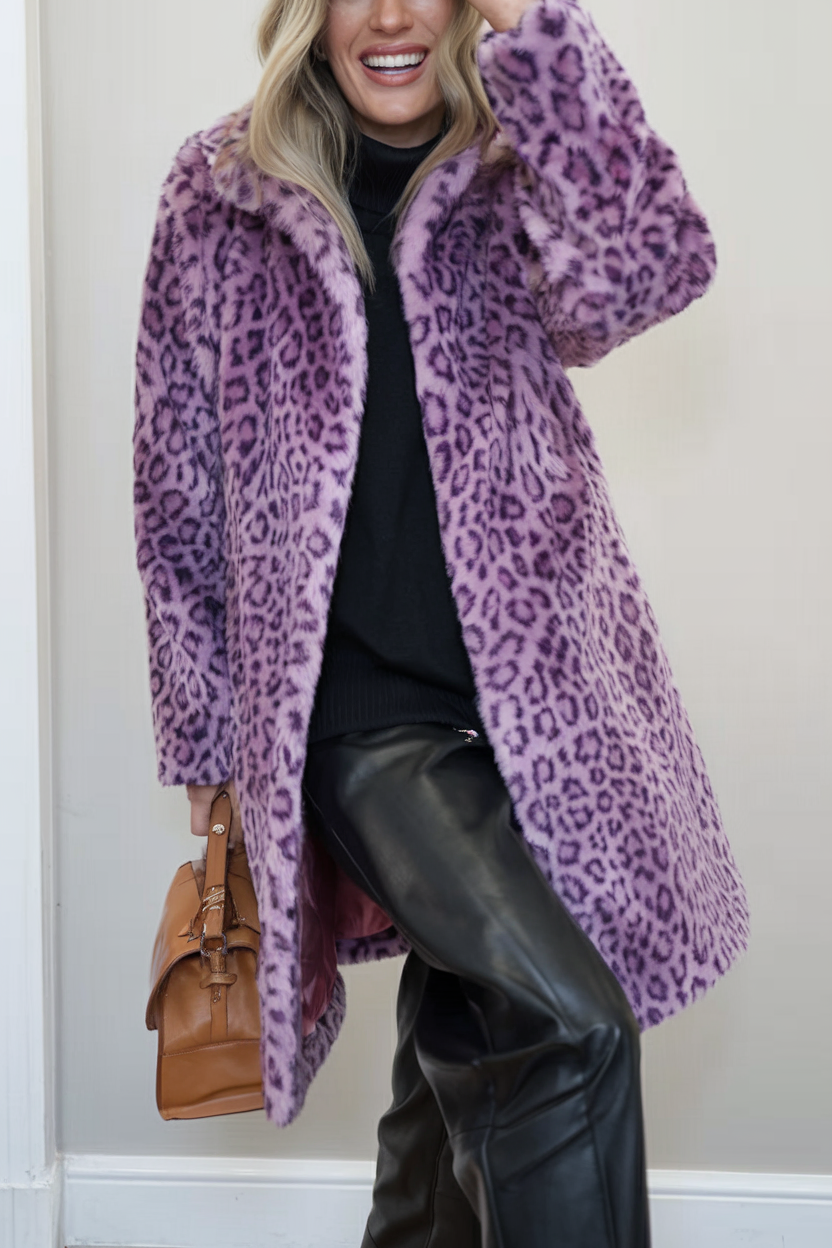 Harmonie - Manteau Léopard Imprimé