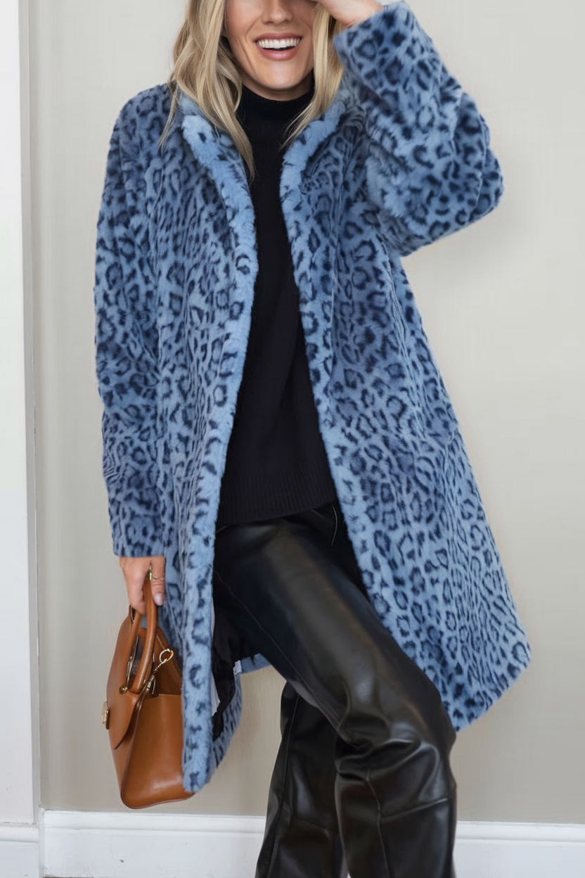 Harmonie - Manteau Léopard Imprimé