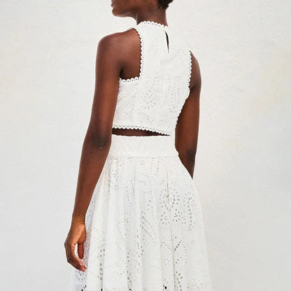 Taline – Ensemble Chic à Crop Top