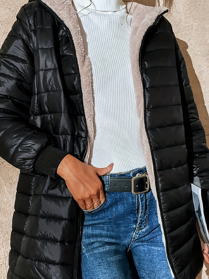 Carole - Élégante Veste Longue Imperméable