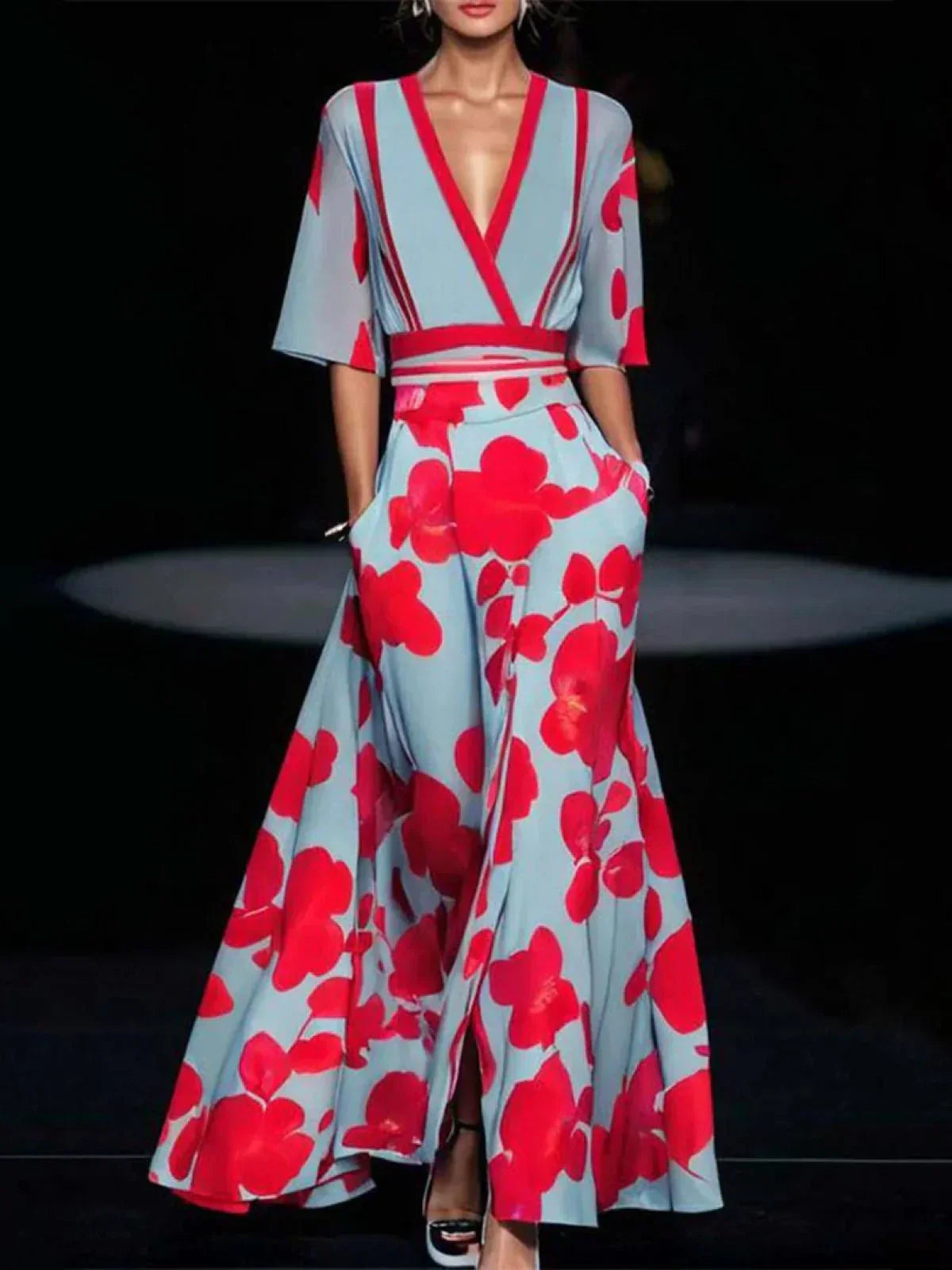 Ismérie – Élégante robe à manches