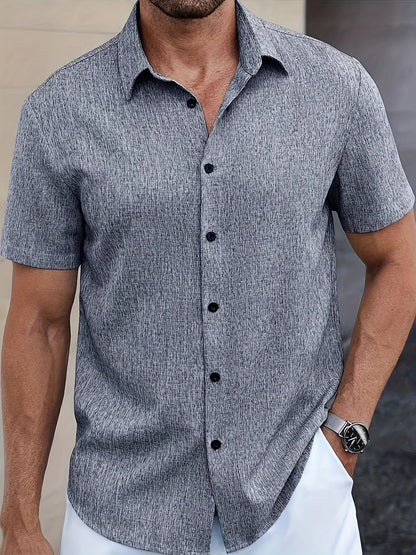 Vitoria™ | Chemise légère à manches courtes en lin mélangé
