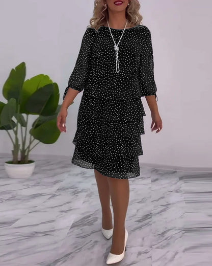 Camilia - Élégante robe à pois