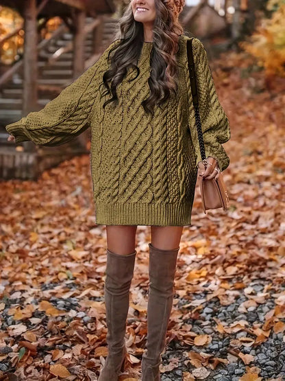 Chloé – Robe Tricotée à Torsades