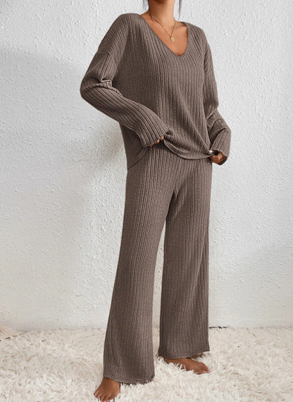 Zoélie - Ensemble Chic en Côtelé Confortable