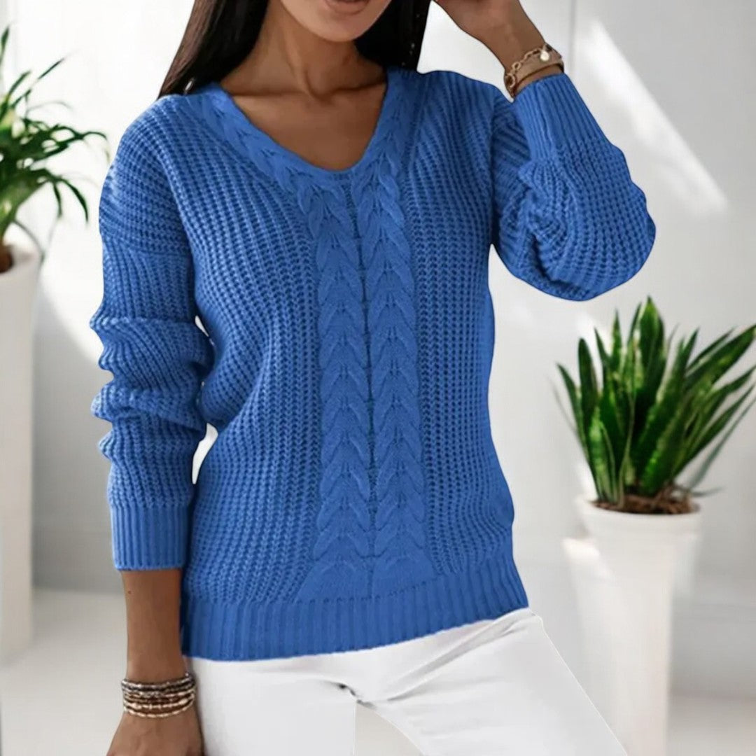 Lila - Pull en tricot au style classique et élégant