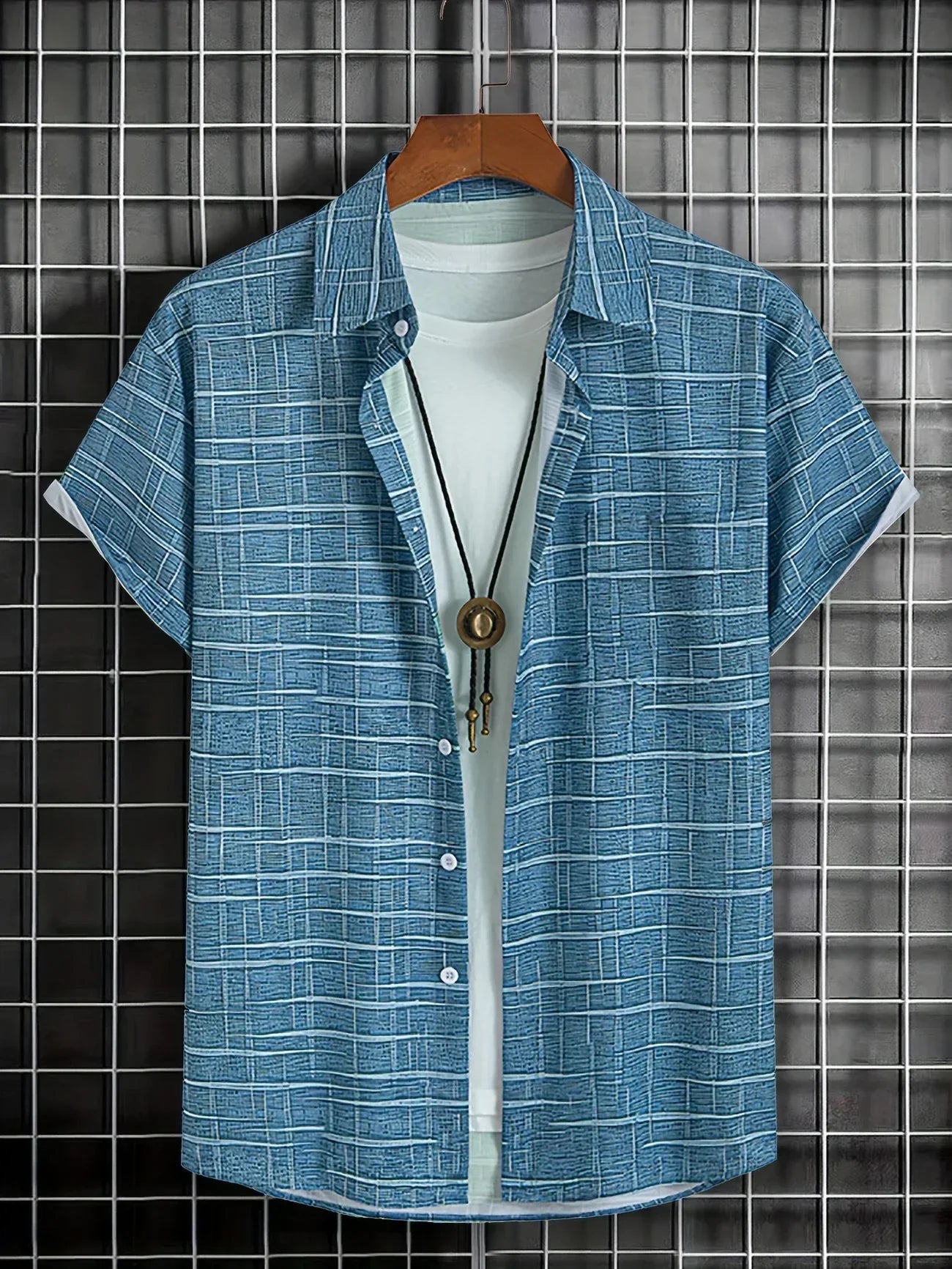 Vitoria™ | Chemise Chic à Rayures et Carreaux