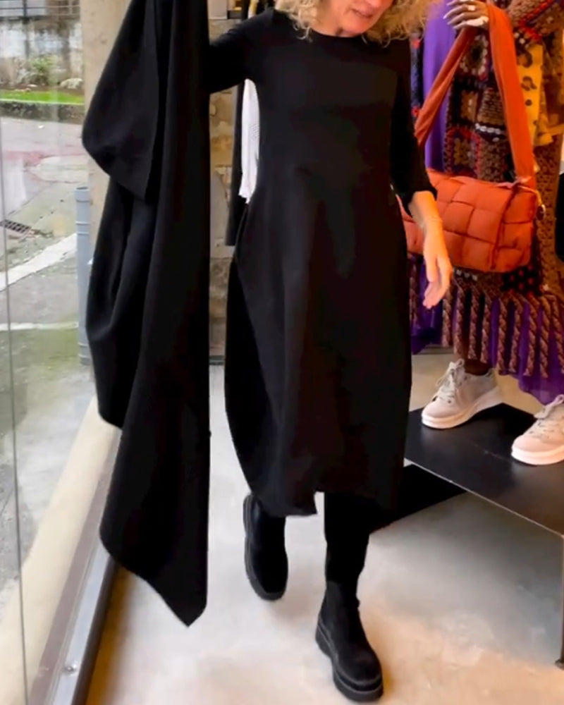 Andrée - Élégante robe midi avec poches