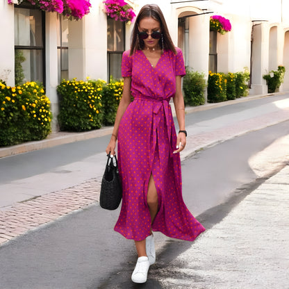 Florine – Robe fluide à silhouette élégante