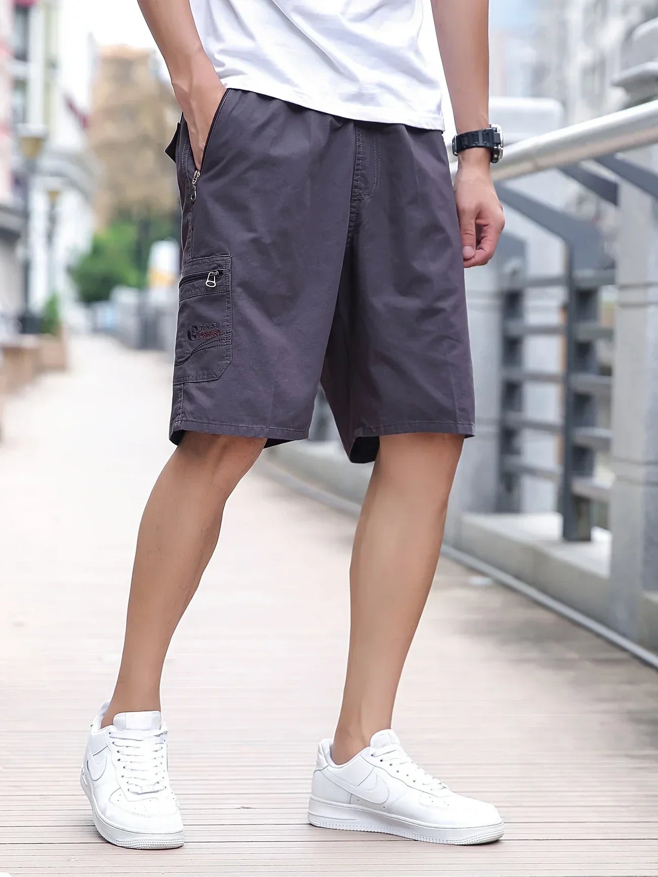 Vitoria™ | Pantalon cargo léger court avec poches