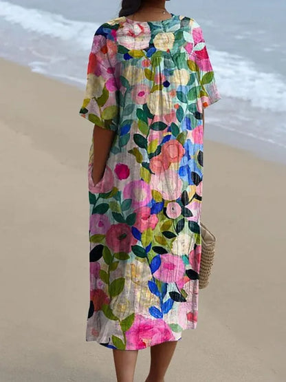 Graciela - Colorful Floral Robe