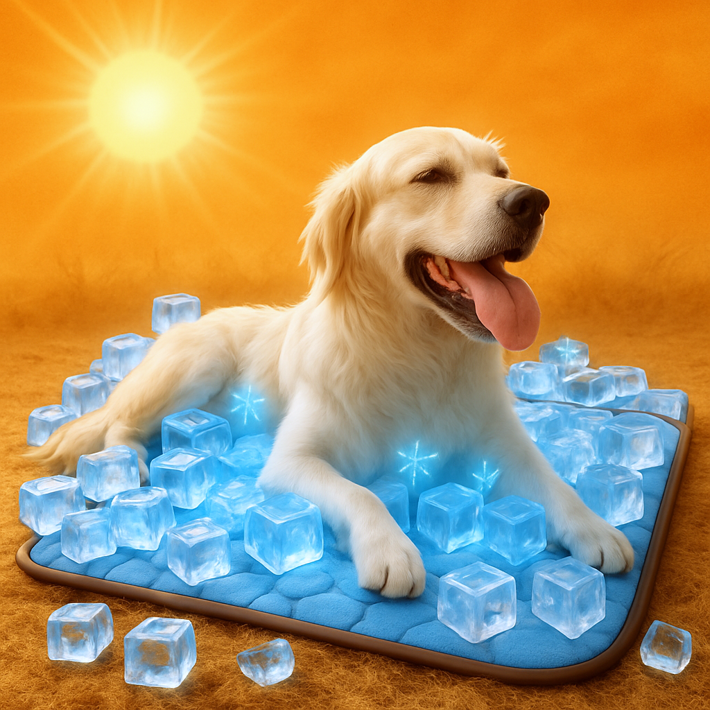 Tapis Rafraîchissant d'été pour chiens et chats