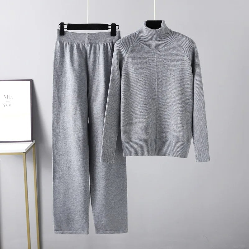 Vitoria™ | Ensemble Lounge en Tricot Torsadé à Deux Pièces