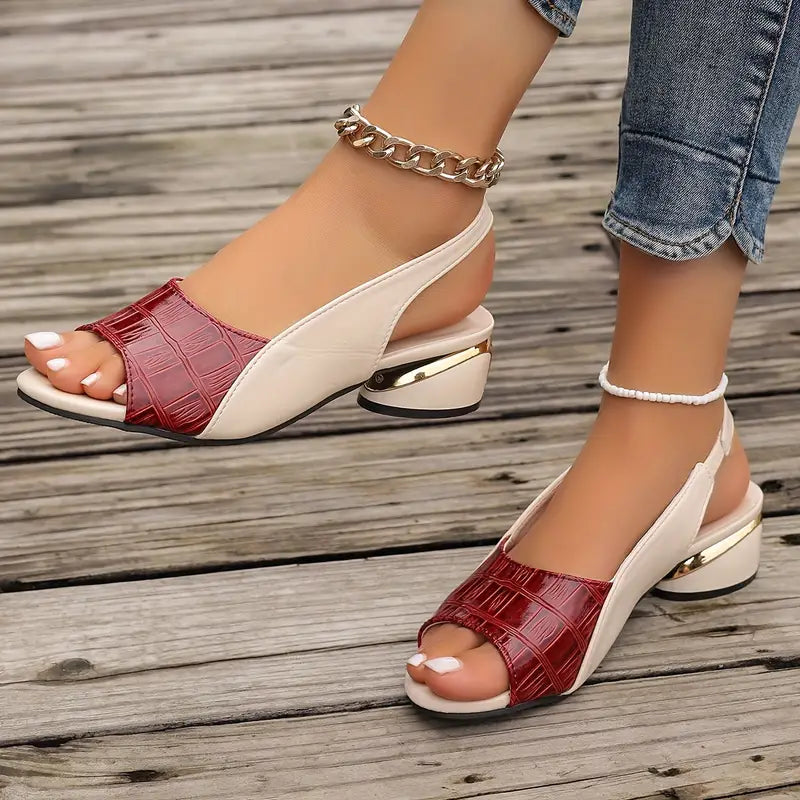 Sébastienne - Élégantes et Confortables Sandales en Cuir