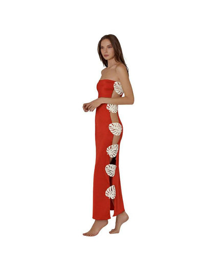 Désirée - Élégante Robe Bustier de Plage