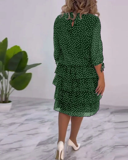 Camilia - Élégante robe à pois