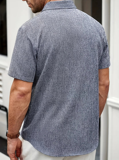 Vitoria™ | Chemise légère à manches courtes en lin mélangé