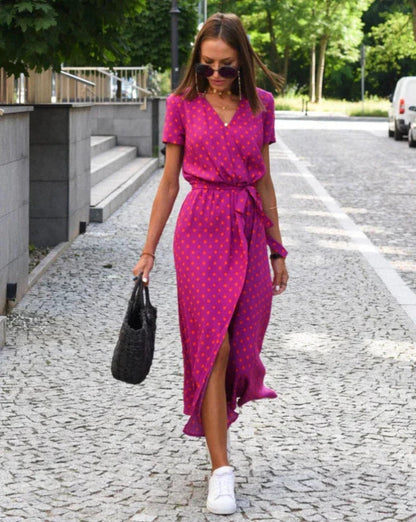 Frédérique – Robe d'été fluide à motifs floraux