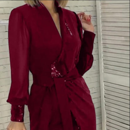 Naïs - Robe Chic avec Fente