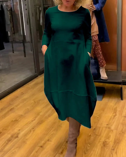 Clarinda - Élégante Robe Longue en Maille