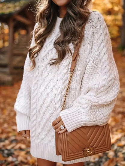 Chloé – Robe Tricotée à Torsades
