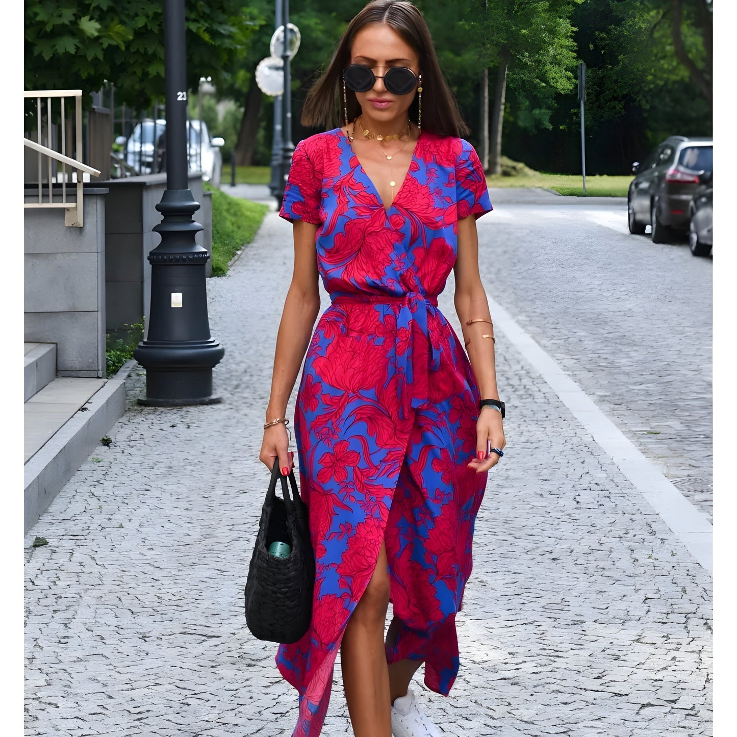 Florine – Robe fluide à silhouette élégante