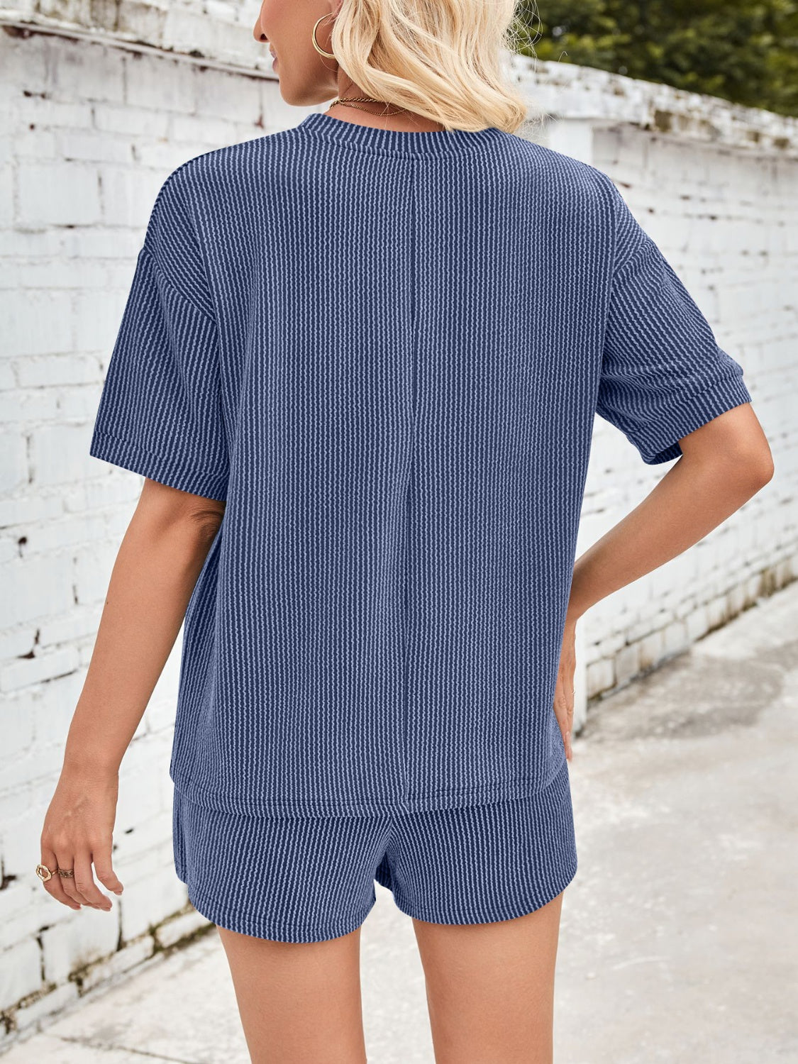 Maëlys – Ensemble de loungewear en tissu côtelé ultra-confortable