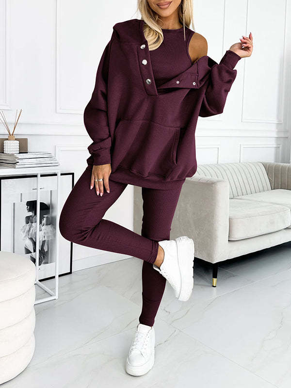 Nina - Ensemble Confort avec Sweat à Capuche Oversize