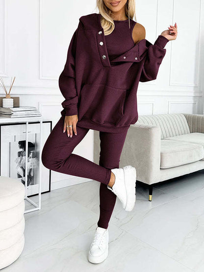 Nina - Ensemble Confort avec Sweat à Capuche Oversize