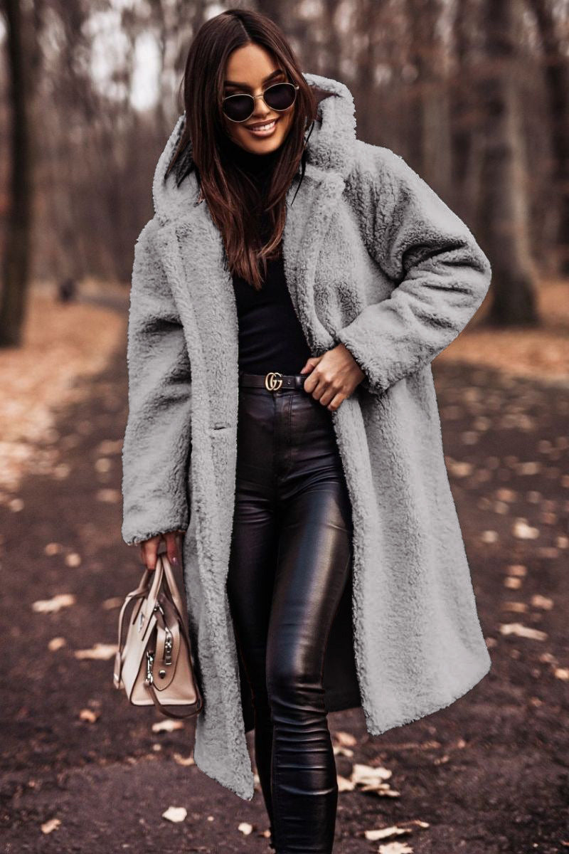 Astrid - Chic Wool Hooded Coat